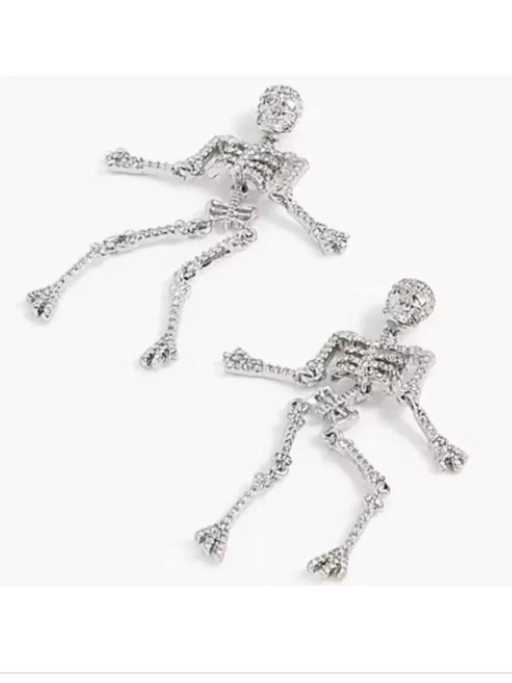 Skeleton statement earrings - Picture 6 of 6